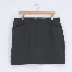 EDDIE BAUER Women's Dark Gray Skort Size 12